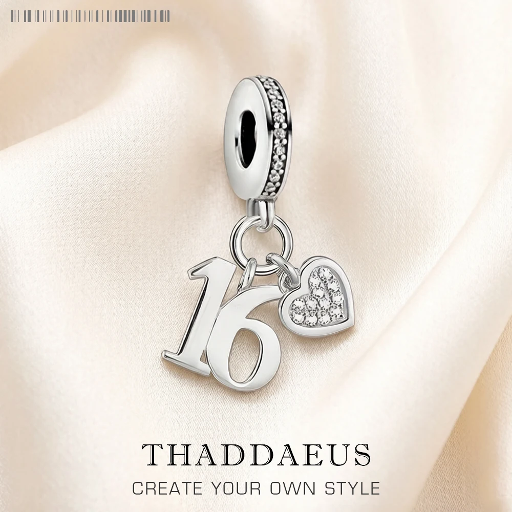 Lucky Number 16 Pendant 925 Sterling Silver Dangle Charm Women Men Trendy Fine Jewelry
Lucky Number 16 Pendant 925 Sterling Silver Dangle Charm Women Men Trendy Fine Jewelry