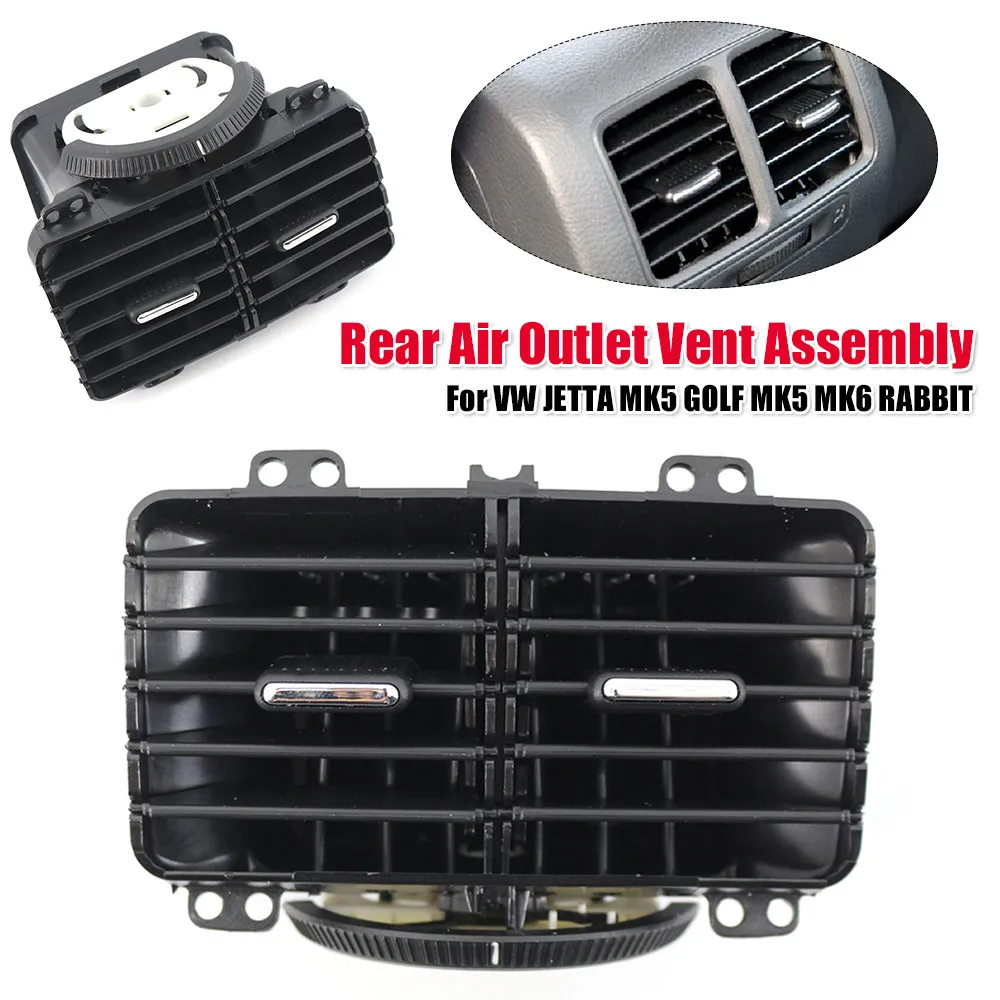 A/C Outlet Vent Assembly 1KD819203A ABS Black for VW JETTA MK5 GOLF MK5 MK6 RABBIT Rear Air Outlet Vent Assembly
A/C Outlet Vent Assembly 1KD819203A ABS Black for VW JETTA MK5 GOLF MK5 MK6 RABBIT Rear Air Outlet Vent Assembly