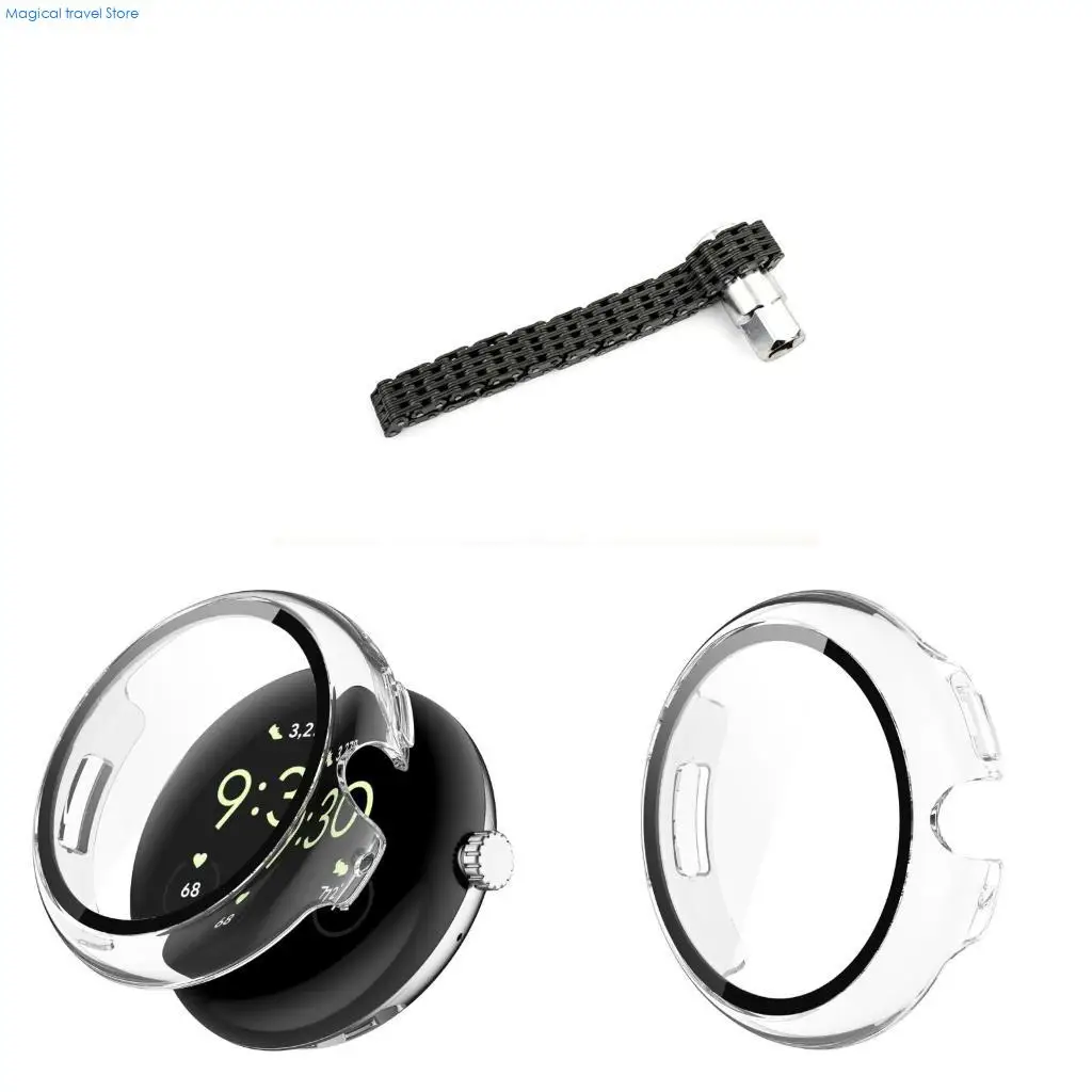 N2UB Смарт-часы с полным покрытием, встроенная защита для экрана из закаленного стекла, защитный чехол с жестким рукавом для 4,
N2UB Смарт-часы с полным покрытием, встроенная защита для экрана из закаленного стекла, защитный чехол с жестким рукавом для 4,