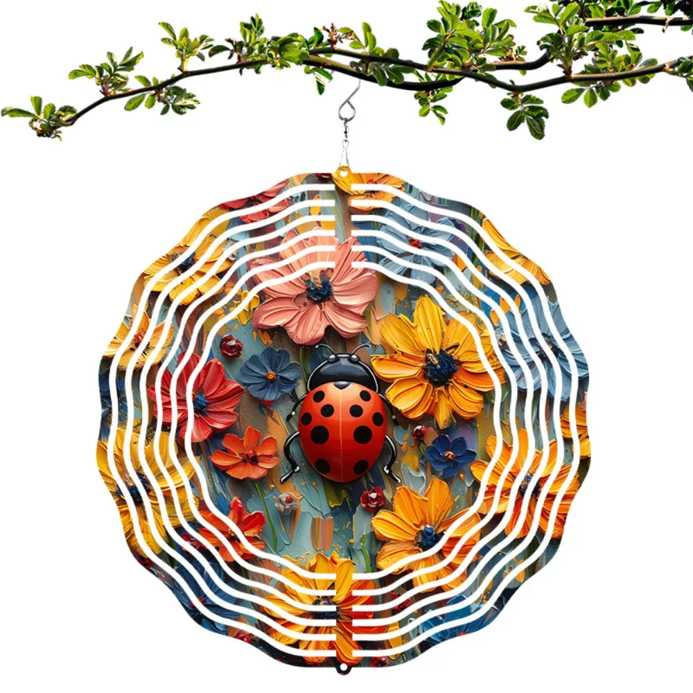 Metal Wind Spinner 3D Ladybug Garden Stake, Kinetic Wind Sculpture Tree of Life Design, Outdoor Yard Art Decor 360 Rotation Gift
Metal Wind Spinner 3D Ladybug Garden Stake, Kinetic Wind Sculpture Tree of Life Design, Outdoor Yard Art Decor 360 Rotation Gift