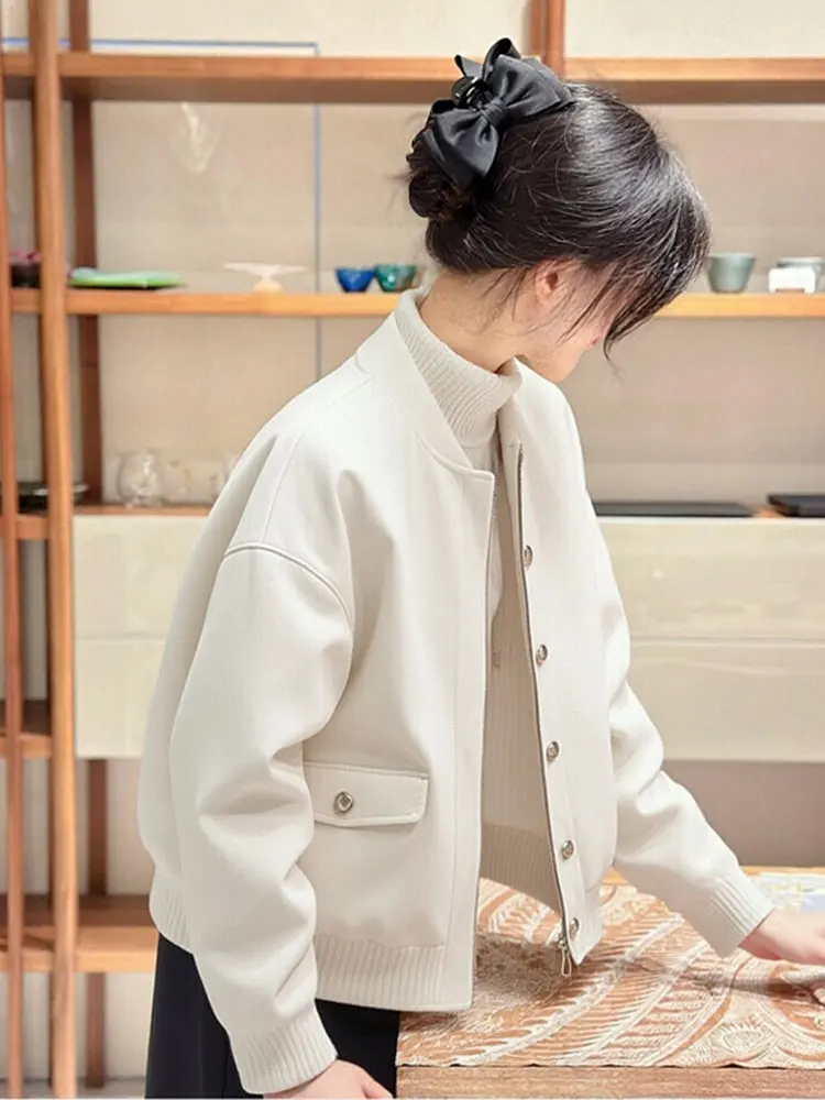 Versatile Casual Loose High-End Small Fraance Sle Jaet Outerwear for Autumn Winter Korean Version Ele Feel Good Look
Versatile Casual Loose High-End Small Fraance Sle Jaet Outerwear for Autumn Winter Korean Version Ele Feel Good Look