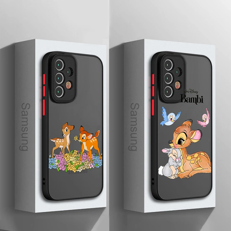 Cartoon Bambi Cute For Samsung Galaxy A15 A05 A54 A34 A24 A73 A53 A23 A52 A71 A51 Frosted Translucent Hard Phone Case Cover
Cartoon Bambi Cute For Samsung Galaxy A15 A05 A54 A34 A24 A73 A53 A23 A52 A71 A51 Frosted Translucent Hard Phone Case Cover