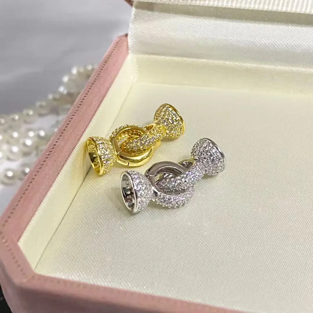 Wholesale DIY S925 Sterling Silver Necklace Bracelet Clasp Hook Accessories for 9-15mm Pearls 5pcs/lot
Wholesale DIY S925 Sterling Silver Necklace Bracelet Clasp Hook Accessories for 9-15mm Pearls 5pcs/lot