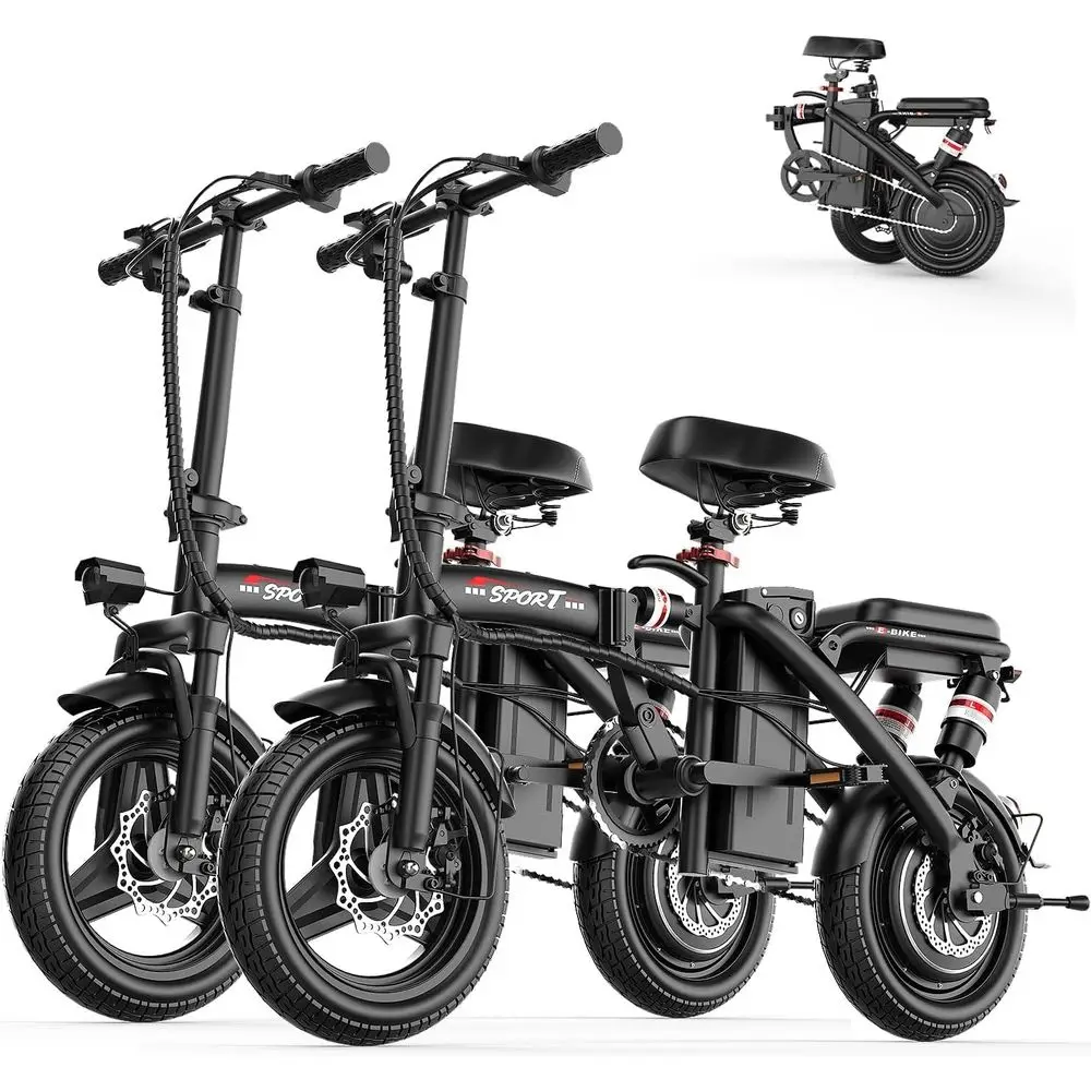 Electric Bike or Adults Teens, 800/1200W Peak olding Ebike, 22/25MPH & 30/45 Miles Range, Commuting Ebike with 3-Speed es, 14” P
Electric Bike or Adults Teens, 800/1200W Peak olding Ebike, 22/25MPH & 30/45 Miles Range, Commuting Ebike with 3-Speed es, 14” P