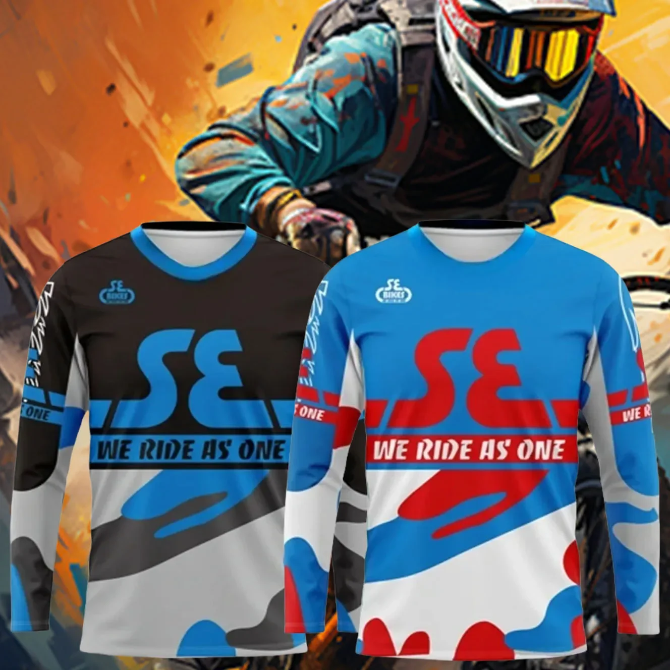 Men's/Women's Off Road Motorcycle Downhill Clothing Sports Motorcycle Sunscreen Riding Clothing Long Sleeve Quick Drying T-shirt
Men's/Women's Off Road Motorcycle Downhill Clothing Sports Motorcycle Sunscreen Riding Clothing Long Sleeve Quick Drying T-shirt