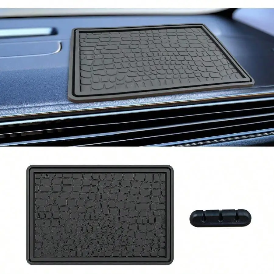 Car Dashboard Non-Slip Waterproof PVC Grip Pad With Organizer For Phones Keys Electronics
Car Dashboard Non-Slip Waterproof PVC Grip Pad With Organizer For Phones Keys Electronics