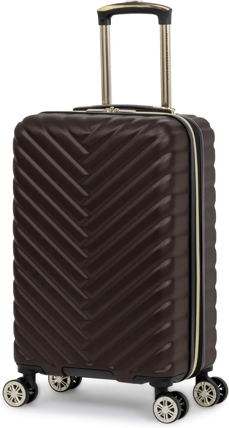 Lightweight Expandable Spinner Luggage, 20-Inch Checked, Chocolate Brown Hardside Chevron Design
Lightweight Expandable Spinner Luggage, 20-Inch Checked, Chocolate Brown Hardside Chevron Design