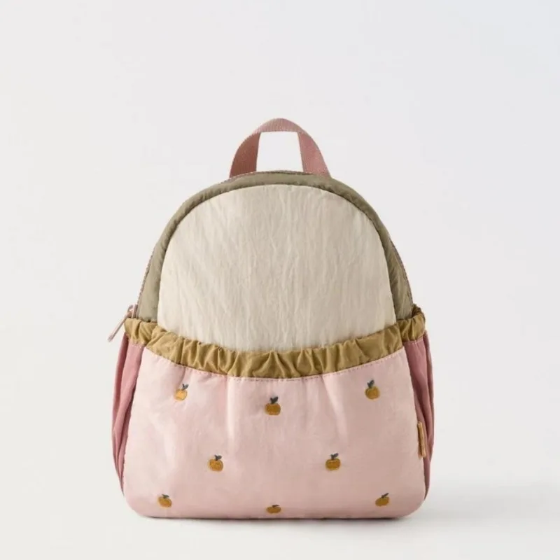 2026 New Cute Orange Apple Embroidered Children's Backpack Soft Lightweight Large Capacity Cartoon Student School Bag
2026 New Cute Orange Apple Embroidered Children's Backpack Soft Lightweight Large Capacity Cartoon Student School Bag