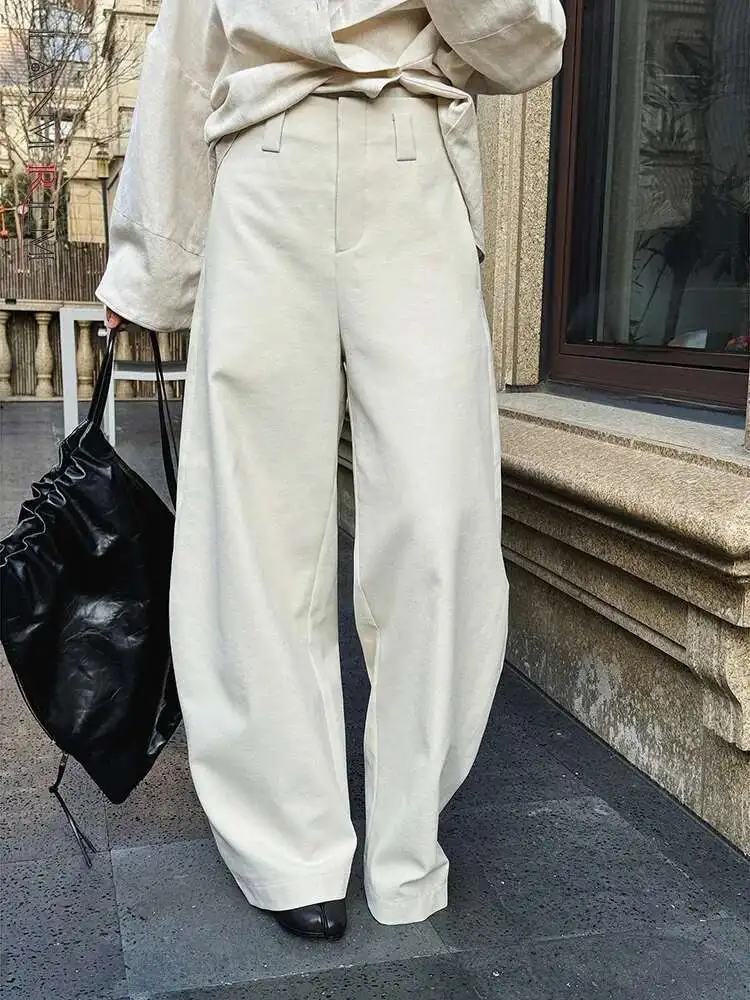 Office Lady Suit Wide Leg Pants For Women High Waist Solid Color Female Casual Trousers 2026 Spring New
Office Lady Suit Wide Leg Pants For Women High Waist Solid Color Female Casual Trousers 2026 Spring New