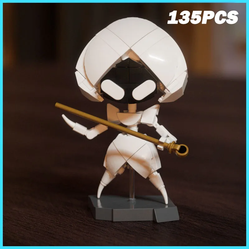135 шт. новые игровые фигурки Hollow Knight, модель MOC, строительные блоки, кирпичи, креативная сборная игрушка, детский подарок, украшение для рабочего стола
135 шт. новые игровые фигурки Hollow Knight, модель MOC, строительные блоки, кирпичи, креативная сборная игрушка, детский подарок, украшение для рабочего стола