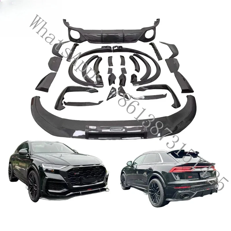 Suitable carbon fiber body kit RSQ8, AB style, car upgrade parts, aerokit, side skirts, front lip, wheel arch trim, rear
Suitable carbon fiber body kit RSQ8, AB style, car upgrade parts, aerokit, side skirts, front lip, wheel arch trim, rear