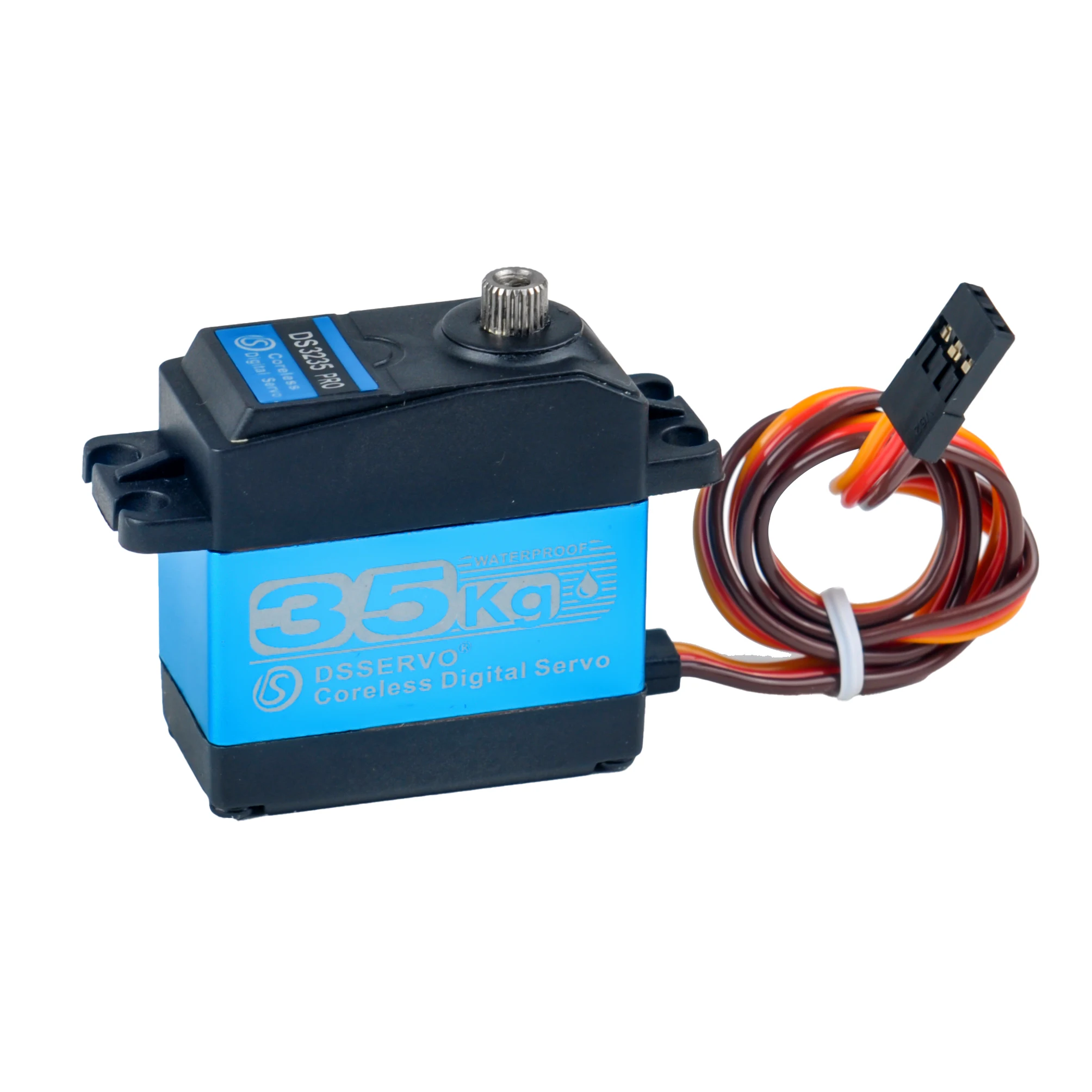 DS3235 PRO Coreless Digital Servo Stainless Steel Gear Motor Waterproof 180/270 Degree for 1:8 1:10 1:12 RC Baja Car Robot
DS3235 PRO Coreless Digital Servo Stainless Steel Gear Motor Waterproof 180/270 Degree for 1:8 1:10 1:12 RC Baja Car Robot