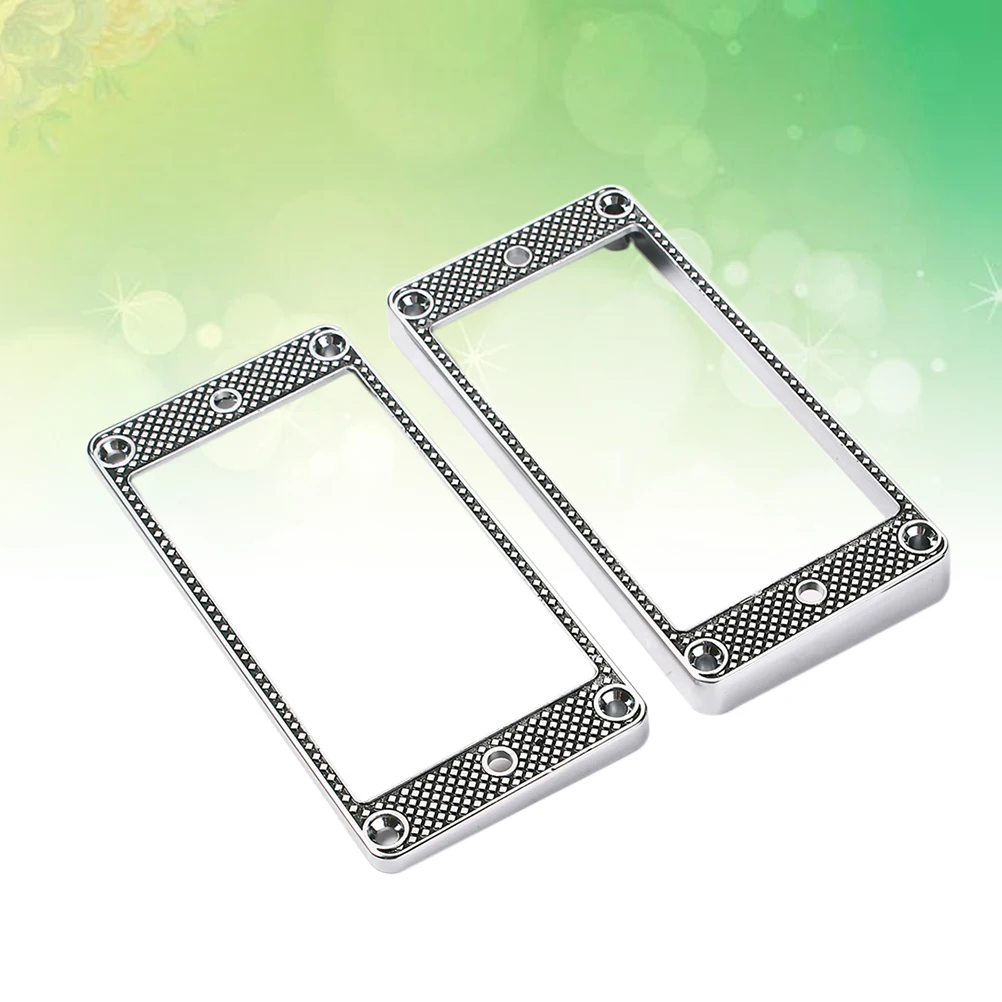 2 Pcs Metal Frame Electric Guitar Replacement Accessories Pickup Pickups Mounting Rings Framed Flat
2 Pcs Metal Frame Electric Guitar Replacement Accessories Pickup Pickups Mounting Rings Framed Flat