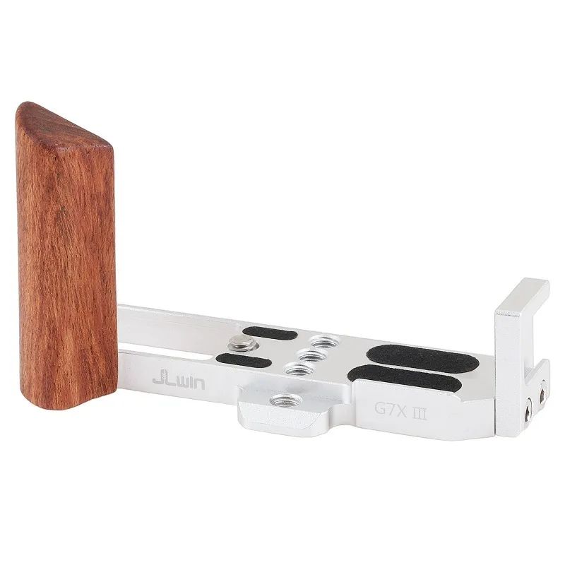 Quick Release Wooden Camera Grip for Canon G7X II III Compatible Side Handle Tripod Mount for Vlog Video Photography
Quick Release Wooden Camera Grip for Canon G7X II III Compatible Side Handle Tripod Mount for Vlog Video Photography