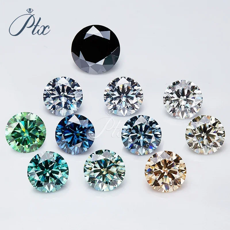 PTX 3-15mm Moissanite Loose Stone Aqua Blue D Color Round Cut VVS1 Moissanita Lab Grown Diamond Test Positive for Jewelry Diy
PTX 3-15mm Moissanite Loose Stone Aqua Blue D Color Round Cut VVS1 Moissanita Lab Grown Diamond Test Positive for Jewelry Diy