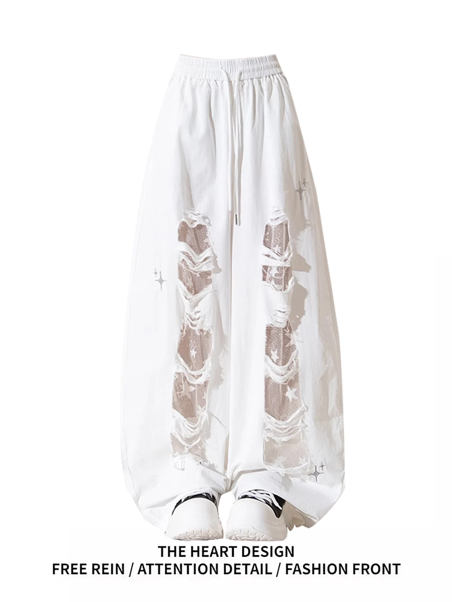 American Sle Lace Splice Hole Knife Jeans Women Summer New Trend Brand Jazz Dance Sexy Casual Workwear Long Pants
American Sle Lace Splice Hole Knife Jeans Women Summer New Trend Brand Jazz Dance Sexy Casual Workwear Long Pants