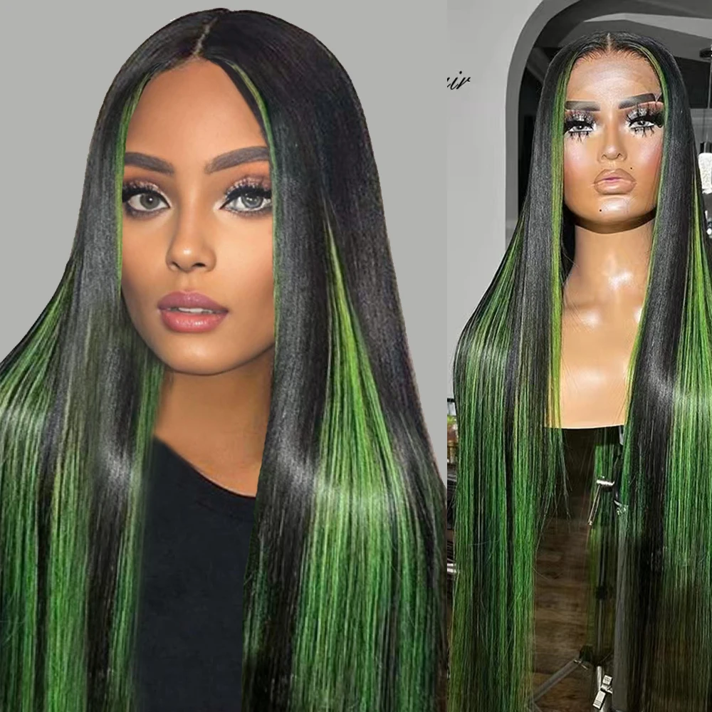 Ombre Straight Lace Frontal Wigs Human Hair 13x4 Black And Green Pre Plucked Wigs 13x6 1B/Green Lace Front Wig Human Hair
Ombre Straight Lace Frontal Wigs Human Hair 13x4 Black And Green Pre Plucked Wigs 13x6 1B/Green Lace Front Wig Human Hair