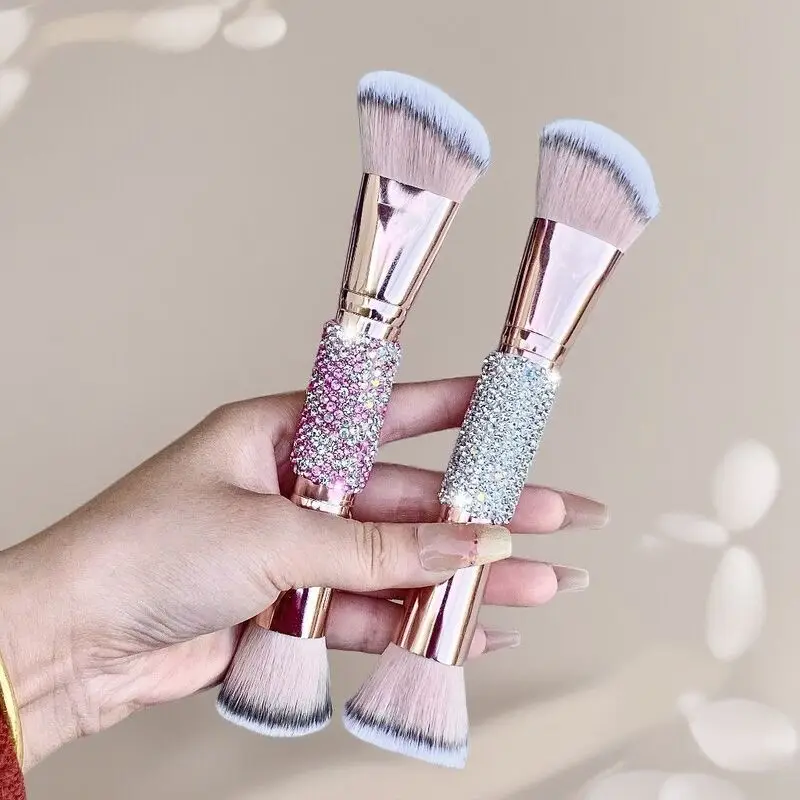 Luxurious Diamond-encrusted Double-ended Powder Setting High-value Rose Gold Contour Brush, Portable Multi-functional Eyeshadow
Luxurious Diamond-encrusted Double-ended Powder Setting High-value Rose Gold Contour Brush, Portable Multi-functional Eyeshadow