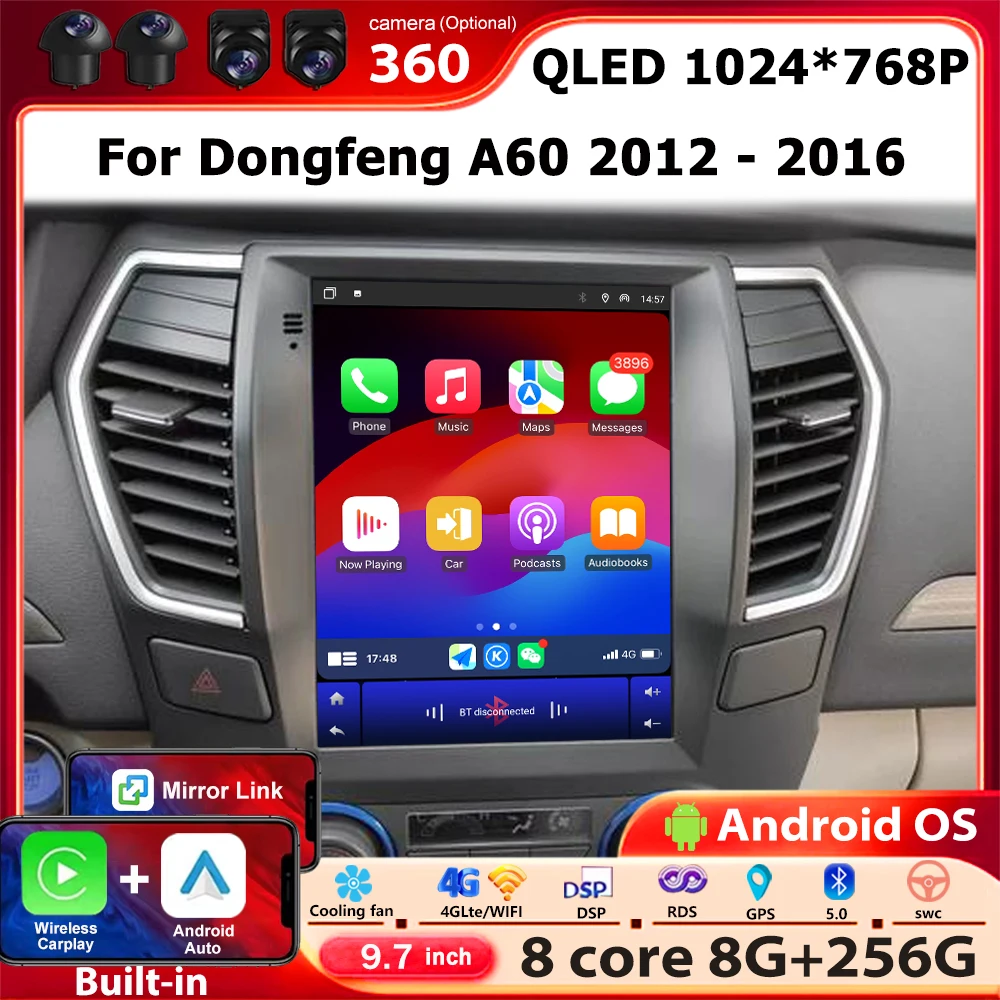 Car Radio Multimedia Video Player GPS Navigation Tools For Dongfeng A60 2012 - 2016 Android 16 Auto Carplay Bluetooth Head Unit
Car Radio Multimedia Video Player GPS Navigation Tools For Dongfeng A60 2012 - 2016 Android 16 Auto Carplay Bluetooth Head Unit
