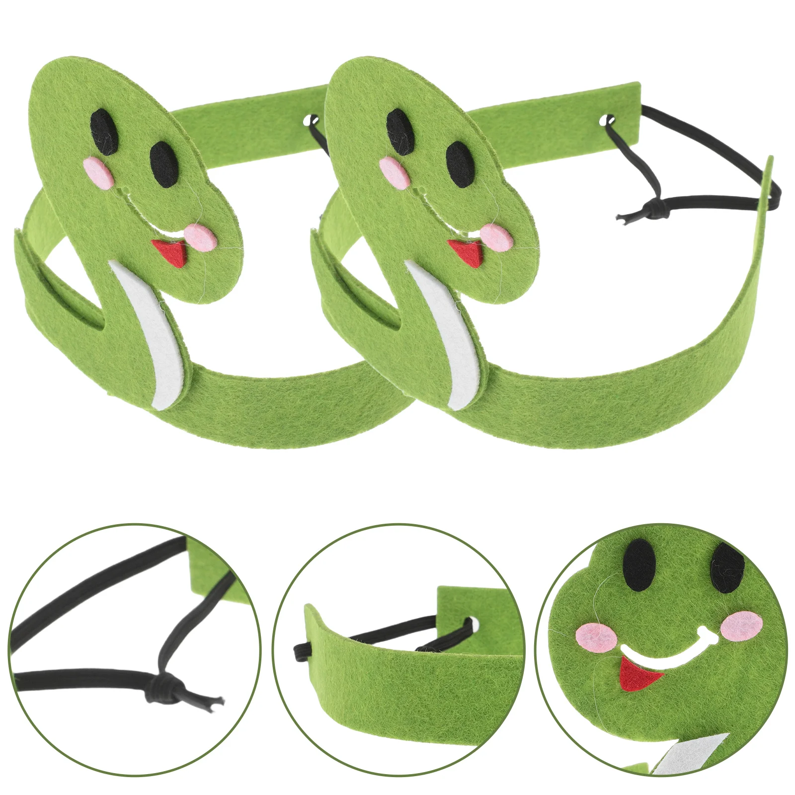 4 Pcs Children's Animal Headwear Party Hats Toddler Kids Snake Costume Reptile Favor Headband
4 Pcs Children's Animal Headwear Party Hats Toddler Kids Snake Costume Reptile Favor Headband
