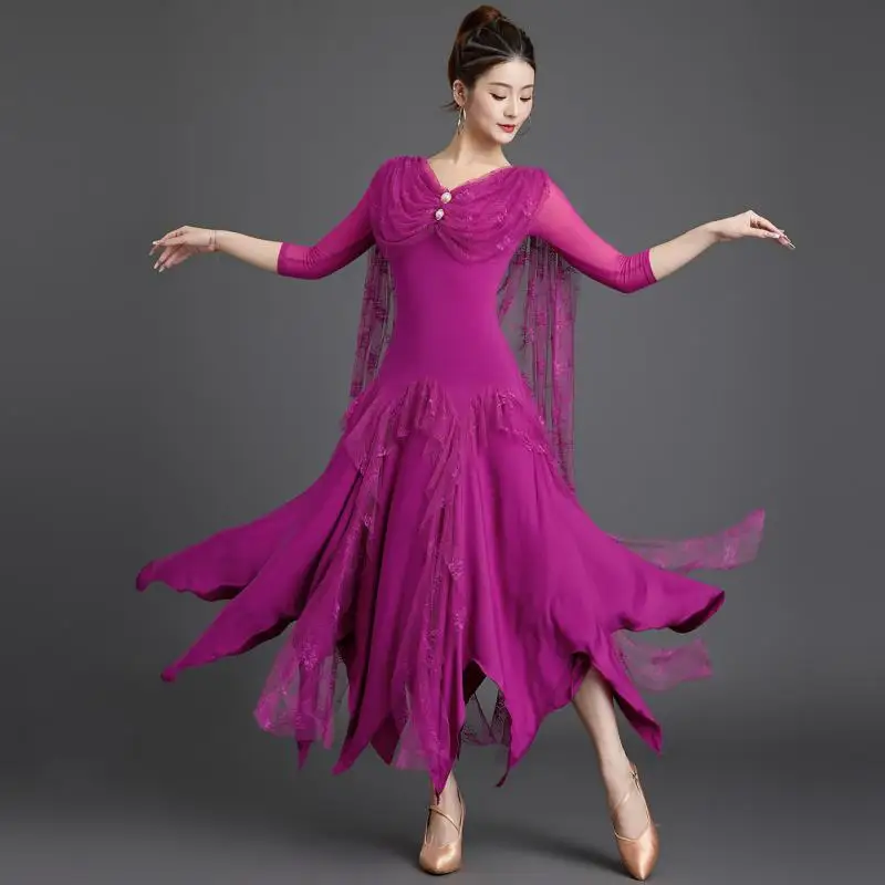 2026 New Modern Dance Dress Competition Performance National Standard Waltz Friendship Dance Elegant Practice Dress 7237
2026 New Modern Dance Dress Competition Performance National Standard Waltz Friendship Dance Elegant Practice Dress 7237