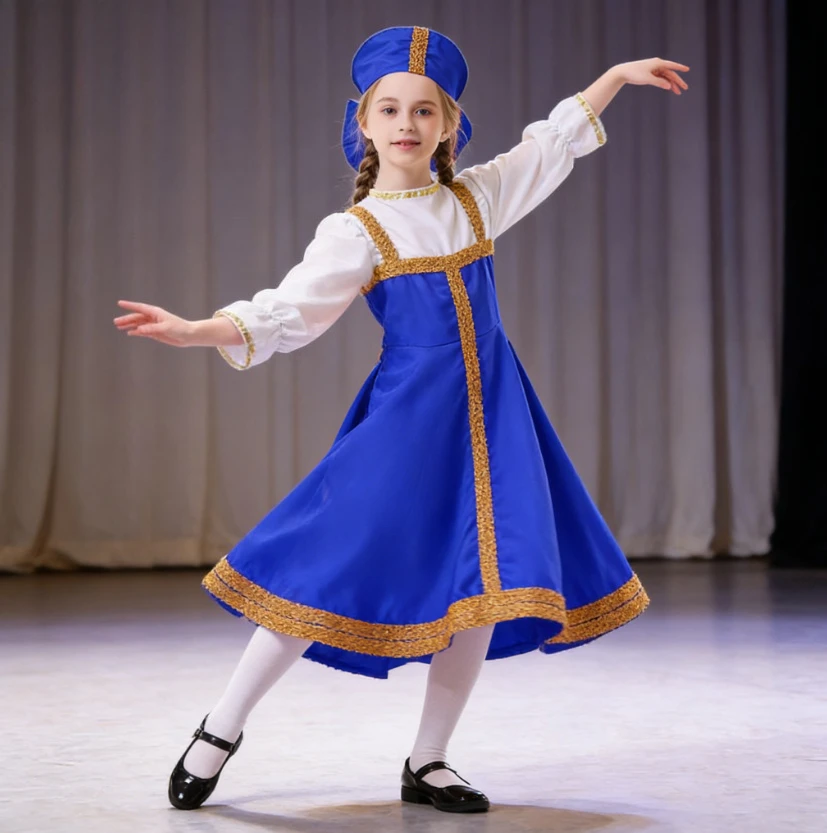 Adult Kids Russian Folk Costume Ukrainian Traditional Outfit For Sports Meeting Role Play Party Performance
Adult Kids Russian Folk Costume Ukrainian Traditional Outfit For Sports Meeting Role Play Party Performance