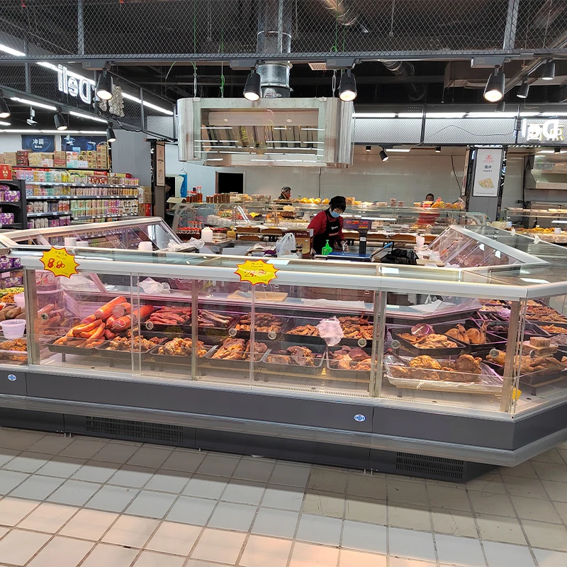 FOODLINE Customized Supermarket Meat Refrigerator Freezer Service Counter Used As Showcase Commercial Display System
FOODLINE Customized Supermarket Meat Refrigerator Freezer Service Counter Used As Showcase Commercial Display System