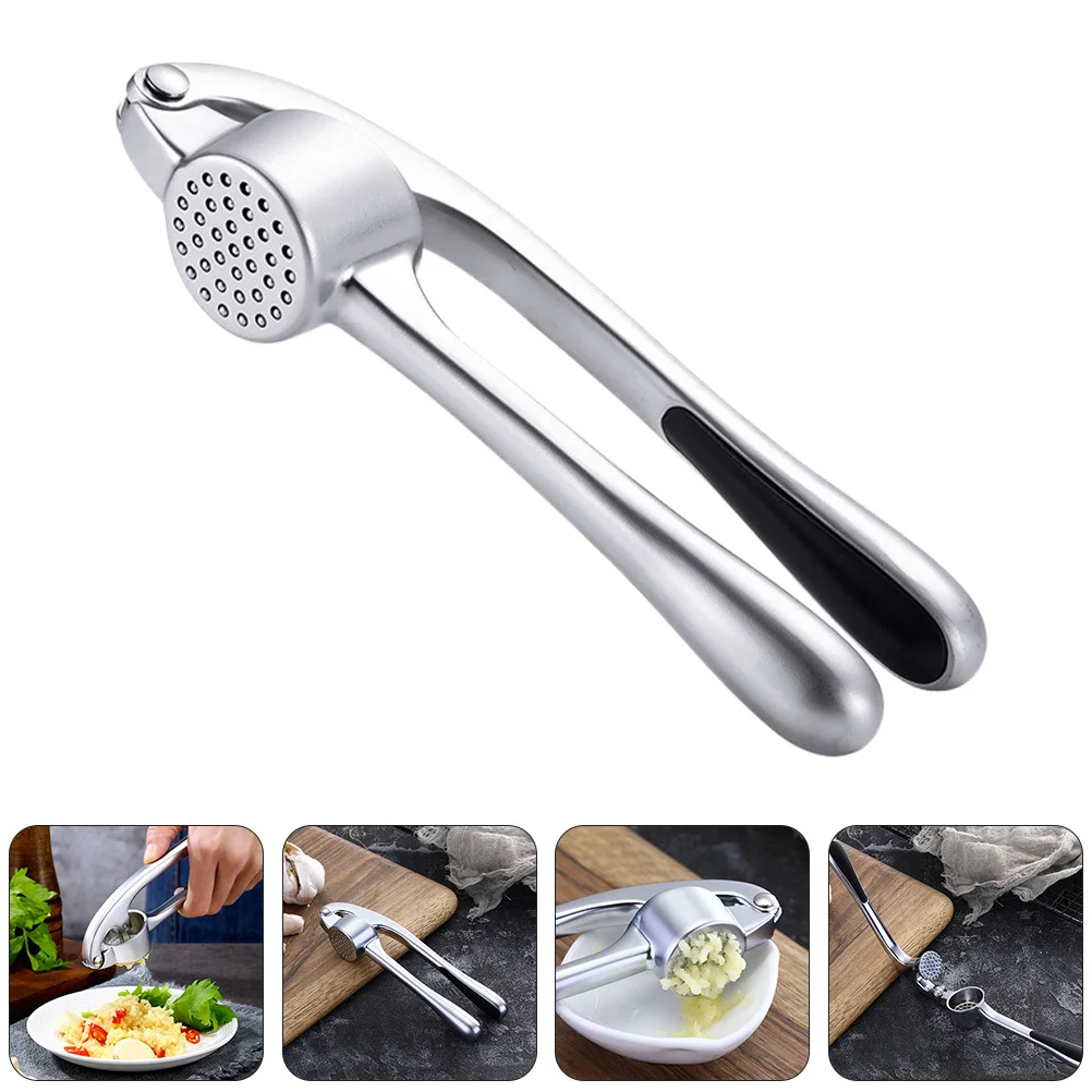 1Set Garlic Press Set Alloy Anti-Rust Manual Garlic Masher Ginger Crusher Kitchen Tool with Cleaning Brush 
1Set Garlic Press Set Alloy Anti-Rust Manual Garlic Masher Ginger Crusher Kitchen Tool with Cleaning Brush