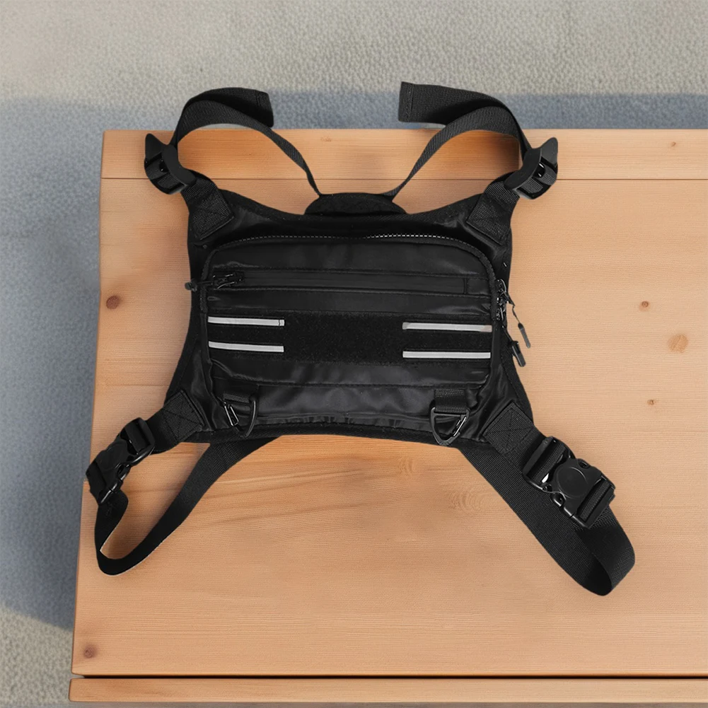 Нагрудная сумка, легкая сумка-жилет для бега, водонепроницаемая уличная походная сумка со светоотражающей полосой для велоспорта и пешего туризма
Нагрудная сумка, легкая сумка-жилет для бега, водонепроницаемая уличная походная сумка со светоотражающей полосой для велоспорта и пешего туризма