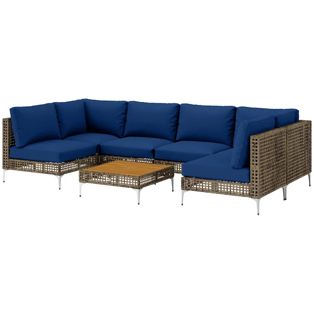 Garden Sofa Patio Furniture Set Blue
Garden Sofa Patio Furniture Set Blue