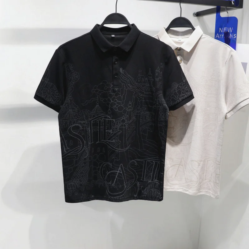 Оригинальный дизайн, лето 2025: модная футболка с абстрактным принтом Brie Castle, короткий рукав, для мужчин, современный городской стиль.
Оригинальный дизайн, лето 2025: модная футболка с абстрактным принтом Brie Castle, короткий рукав, для мужчин, современный городской стиль.