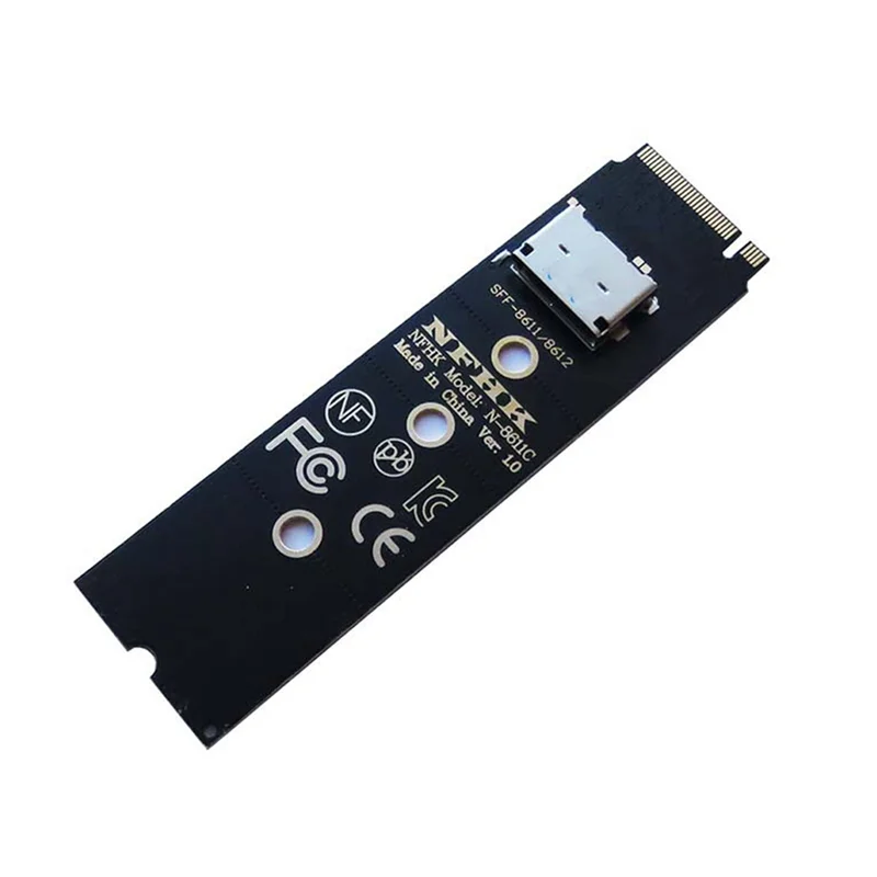 M.2 NVME To Oculink SFF-8611 SFF-8612 Adapter Docking Station Expansion External Graphics Card Accessories
M.2 NVME To Oculink SFF-8611 SFF-8612 Adapter Docking Station Expansion External Graphics Card Accessories