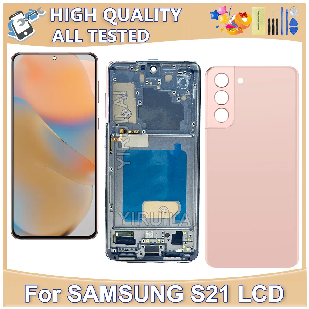 6.12‘’TFT LCD Display Screen For Samsung Galaxy S21 5G SM-G991B/DS G991N G991U LCD Display With Touch Screen Department
6.12‘’TFT LCD Display Screen For Samsung Galaxy S21 5G SM-G991B/DS G991N G991U LCD Display With Touch Screen Department