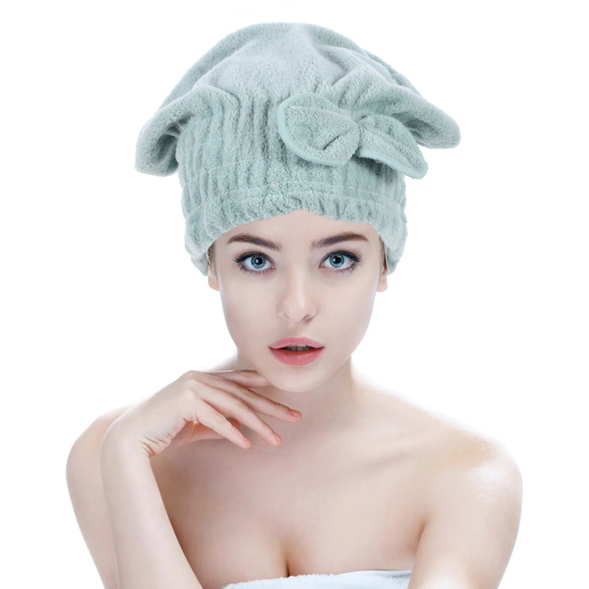 2pcs Dry Hair Cap Coral Fleece Absorbent Towel Hat Reusable Cartoon Shower Caps Hair Drying Hats Travel Friendly
2pcs Dry Hair Cap Coral Fleece Absorbent Towel Hat Reusable Cartoon Shower Caps Hair Drying Hats Travel Friendly