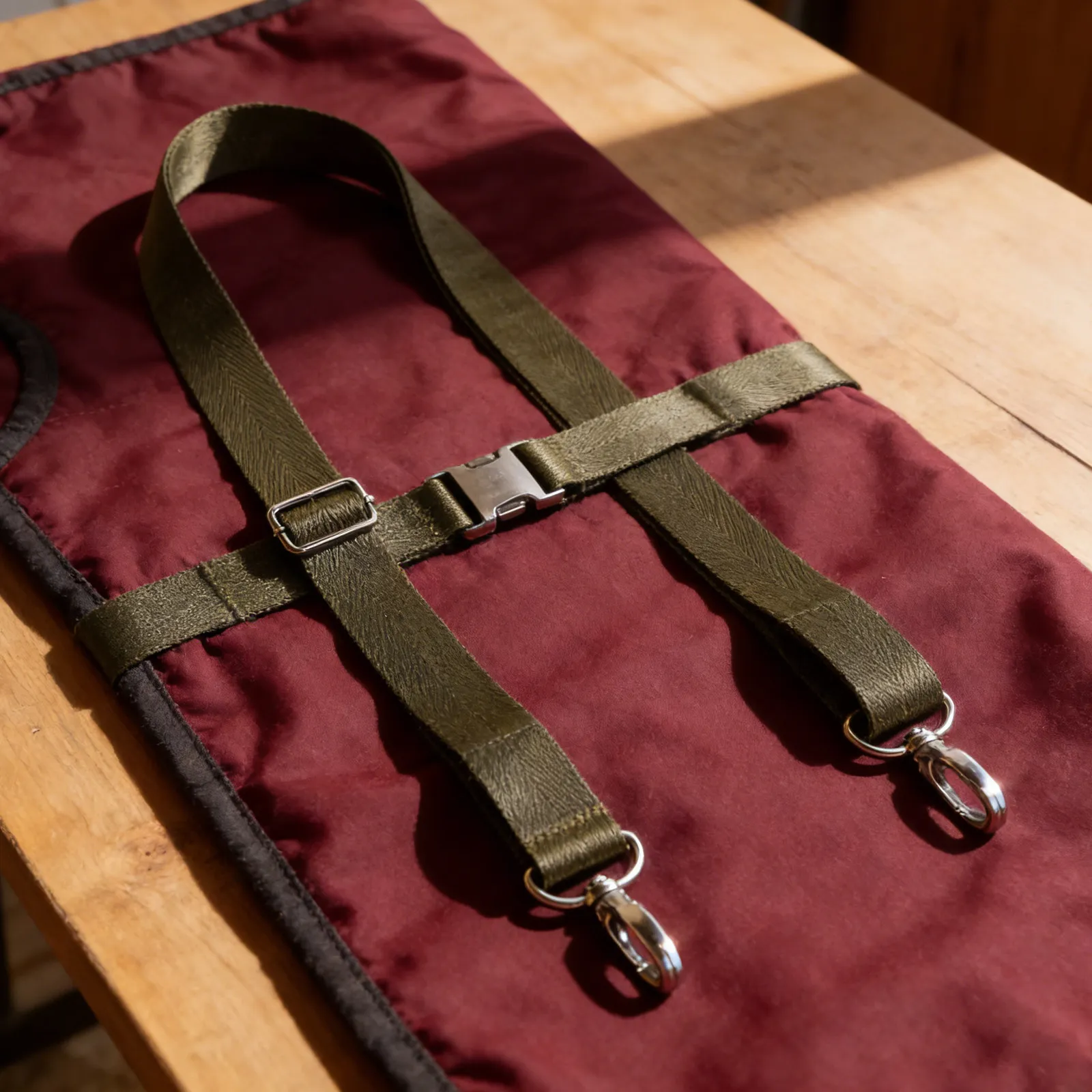 2Pcs Horse Blanket Leg Straps Adjustable Nylon Elastic Strap Bands for Winter Blanket Secure Nonslip Fit Sheet Leg Strap
2Pcs Horse Blanket Leg Straps Adjustable Nylon Elastic Strap Bands for Winter Blanket Secure Nonslip Fit Sheet Leg Strap