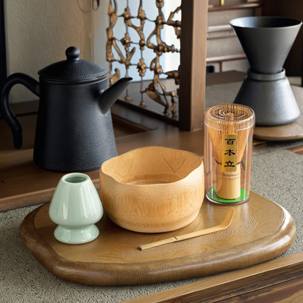 BespritGift Premium Song Dynasty Matcha Set 5-7pc Handcrafted Chawan Bamboo Matcha Bowl Whisk Scoop Ceremonial Tea Kit Gift Box
BespritGift Premium Song Dynasty Matcha Set 5-7pc Handcrafted Chawan Bamboo Matcha Bowl Whisk Scoop Ceremonial Tea Kit Gift Box
