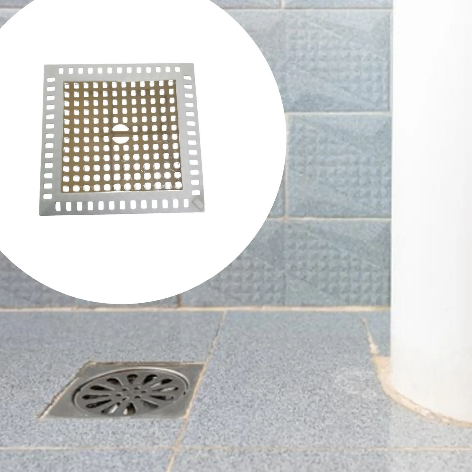 Shower Drain Cover Essential Sturdy Filtering Convenient Easy to Use Square Drain Strainer for Bathroom Balconies Kitchen Drains
Shower Drain Cover Essential Sturdy Filtering Convenient Easy to Use Square Drain Strainer for Bathroom Balconies Kitchen Drains