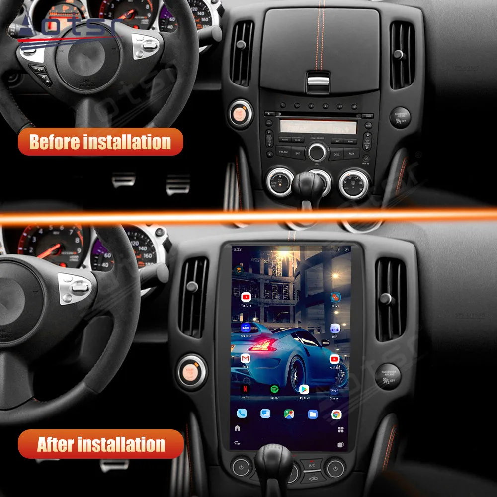 Автомагнитола Carplay для Nissan 370Z 2009-2021, автомобильное радио, DVD, мультимедийный видеоплеер, стерео, Автомобильная GPS-навигация, Carplay 13,6 дюйма, Android 13
Автомагнитола Carplay для Nissan 370Z 2009-2021, автомобильное радио, DVD, мультимедийный видеоплеер, стерео, Автомобильная GPS-навигация, Carplay 13,6 дюйма, Android 13
