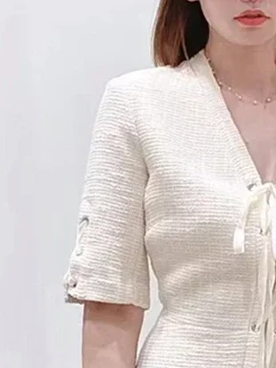 Women's half-sleeve beige dress Desire one piece V-neck patchwork luxury woman evening dress
Women's half-sleeve beige dress Desire one piece V-neck patchwork luxury woman evening dress
