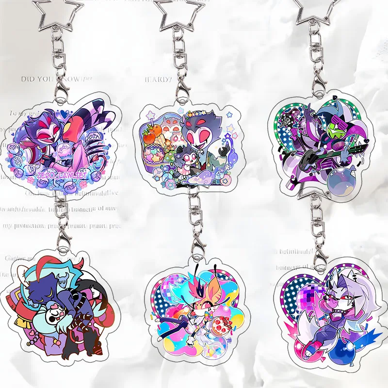 Helluva Boss Acrylic Keychain Loona Bag Decor Stolas Blitzo Octavia Loona Pendant Anime Cartoon Keyring Elzebub Birthday Gift
Helluva Boss Acrylic Keychain Loona Bag Decor Stolas Blitzo Octavia Loona Pendant Anime Cartoon Keyring Elzebub Birthday Gift