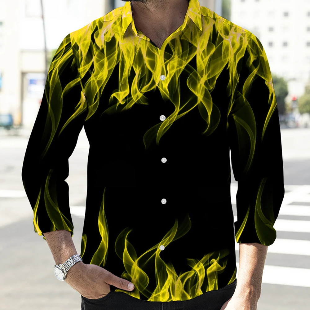 Button Down 3D Flame Shirt Mens Baroque Blouse Party Long Sleeve Vintage Dress Tops Oversized Tee Shirt For Men Clothing
Button Down 3D Flame Shirt Mens Baroque Blouse Party Long Sleeve Vintage Dress Tops Oversized Tee Shirt For Men Clothing