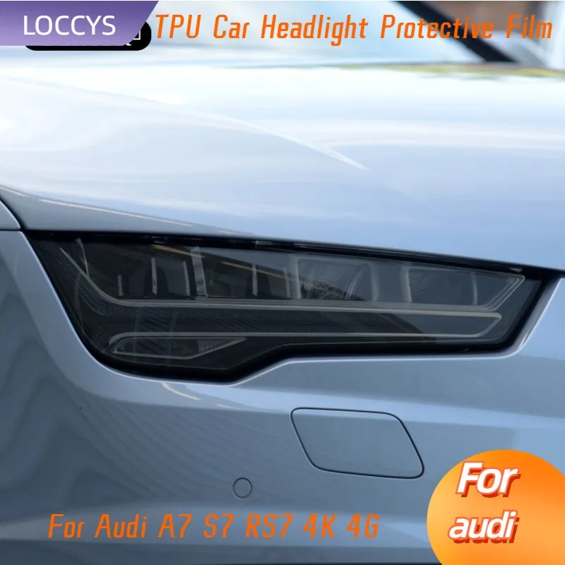 For Audi A7 S7 RS7 4K 4G Car Headlight Tint Smoke Black Protective Film Protection Transparent TPU Sticker Accessories
For Audi A7 S7 RS7 4K 4G Car Headlight Tint Smoke Black Protective Film Protection Transparent TPU Sticker Accessories