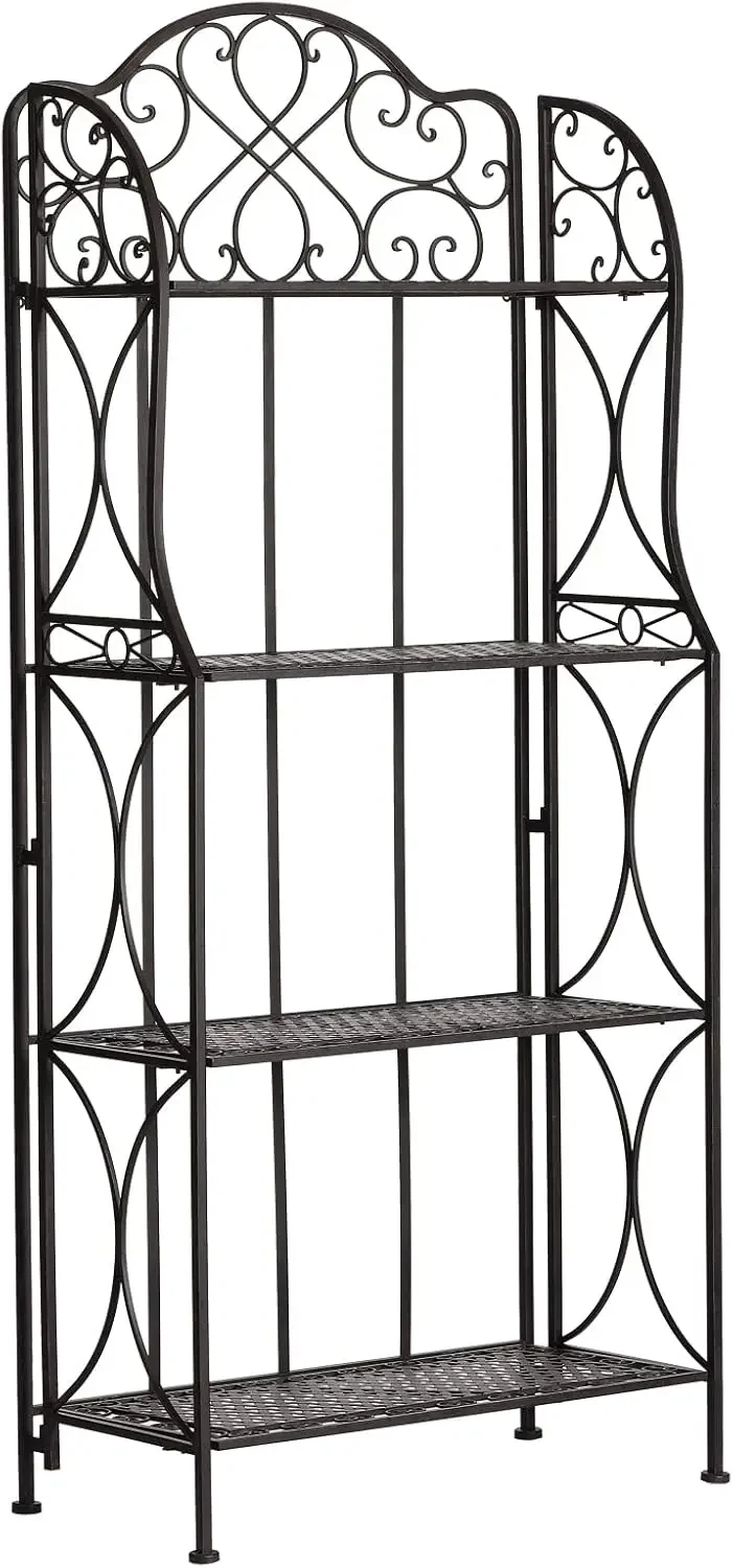 Four Tiered Free Standing Metal Rack For Baking Books Plants Kitchen Patio Porch Dining Living Room Bronze
Four Tiered Free Standing Metal Rack For Baking Books Plants Kitchen Patio Porch Dining Living Room Bronze