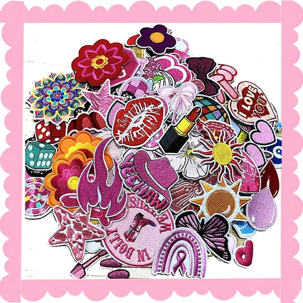 10/20/30/50PCS Random Mix Cartoon Cute Pink Embroidered Patches Iron On Patches for clothing Jeans DIY Sewing Cute Random Patch
10/20/30/50PCS Random Mix Cartoon Cute Pink Embroidered Patches Iron On Patches for clothing Jeans DIY Sewing Cute Random Patch