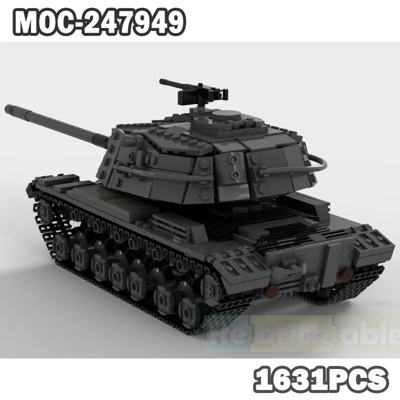 MOC-227095 Building Blocks M103 Tank MOC Military Tank Model Creative Gift Puzzle Blocks Set 1158PCS
MOC-227095 Building Blocks M103 Tank MOC Military Tank Model Creative Gift Puzzle Blocks Set 1158PCS