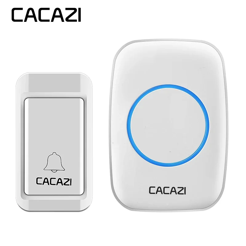 CACAZI Self-powered Waterproof Wireless Doorbell No Battery Button EU Plug Receiver LED Light 120M Remote Home Cordless Bell
CACAZI Self-powered Waterproof Wireless Doorbell No Battery Button EU Plug Receiver LED Light 120M Remote Home Cordless Bell