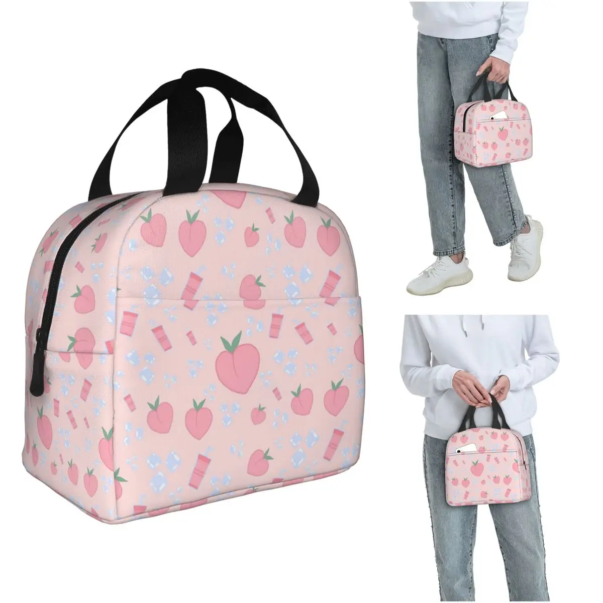 Peach Insulated Lunch Bag for Kids School Cooler Thermal Food Box Tote Portable Lunch Boxes Container
Peach Insulated Lunch Bag for Kids School Cooler Thermal Food Box Tote Portable Lunch Boxes Container