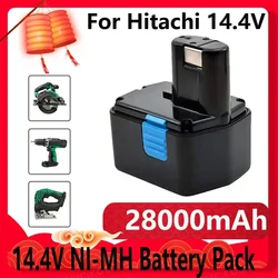 Rechargeable Power Tool Battery For Hitachi 14.4V 28000mAh NI-MH For DS14DVF3 EB1414S EB1412S EB1414 EB1414L CJ14DL DH14DL Rechargeable Power Tool Battery For Hitachi 14.4V 28000mAh NI-MH For DS14DVF3 EB1414S EB1412S EB1414 EB1414L CJ14DL DH14DL