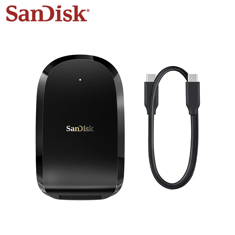 SanDisk Extreme PRO CFexpress Type-B Card Reader SDDR-F451 Original Type-C USB 3.1 Flash Speed Card Reader with Data Cord Cable
SanDisk Extreme PRO CFexpress Type-B Card Reader SDDR-F451 Original Type-C USB 3.1 Flash Speed Card Reader with Data Cord Cable