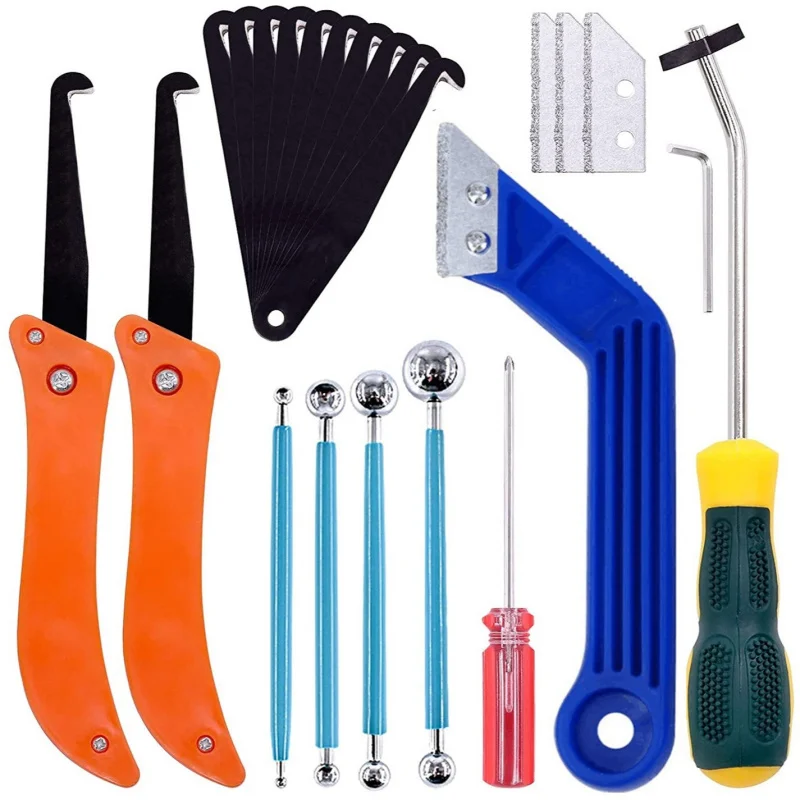 22 Pieces Tile Grout Removal Tools Set Hand Saw Joint Cleaner Brush Grout Edge Trimming Finishing Kit
22 Pieces Tile Grout Removal Tools Set Hand Saw Joint Cleaner Brush Grout Edge Trimming Finishing Kit